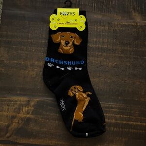 Black Dachshund Dog Socks